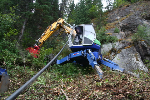 Crossing terrain where simply reaching the work is the first challenge.
